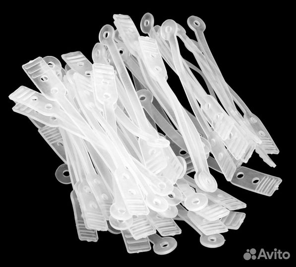 Хомуты резинки для коклюшек бигуди силиконовые