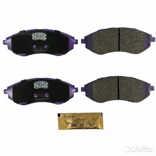 Nibk PN0370 Колодки тормозные дисковые перед