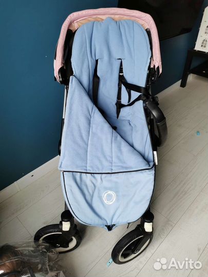 Коляска bugaboo buffalo 2 в 1 soft pink