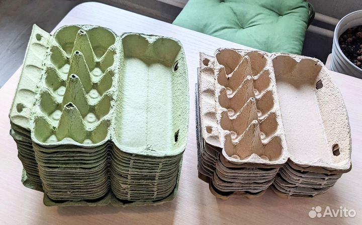 Контейнеры крафтовые для яиц, упаковки для яиц