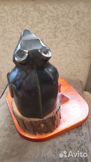 Сувенир Медведь- пепельница, фигурка