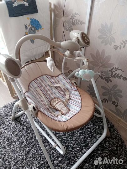 Детские электронные качели бу