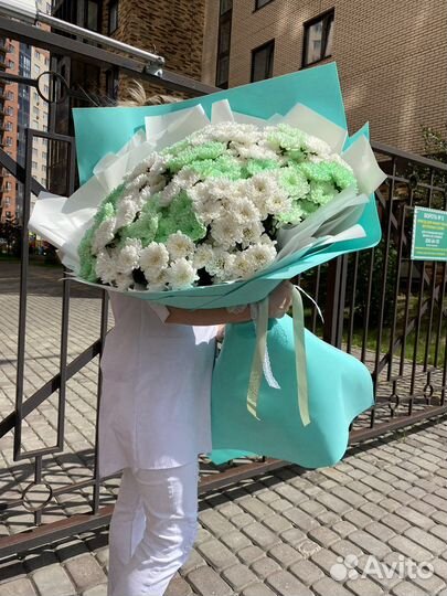 Большой Букет из Хризантем. Доставка