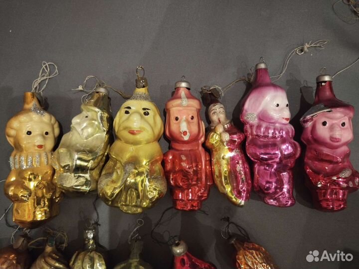 Елочные игрушки СССР советские