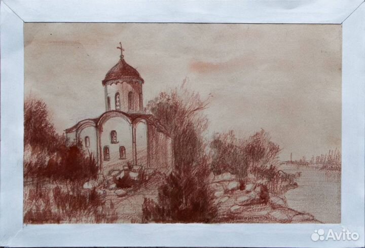 Пейзажи Гатчина и Старая Ладога без рамы (А4)