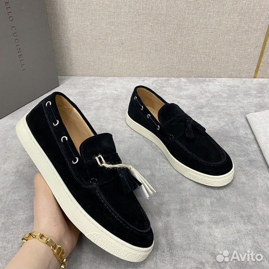 Лоферы слипоны мужские Brunello Cucinelli 39-45