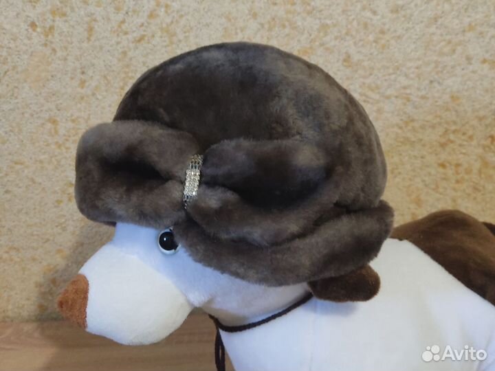 Мутоновая шапка женская