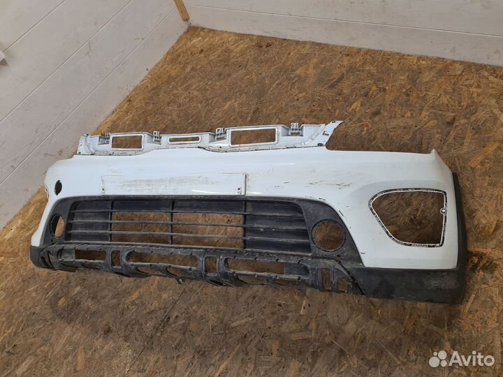 Kia rio x-line бампер передний неоригинал