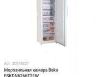 Beko морозильный шкаф beko fskdn6266t21w