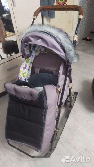 Коляска санки