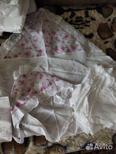 Конверт на выписку для девочки с мехом новый