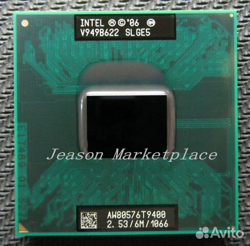 Процессор для ноутбука Core2Duo T9300,Т9400,Т9600