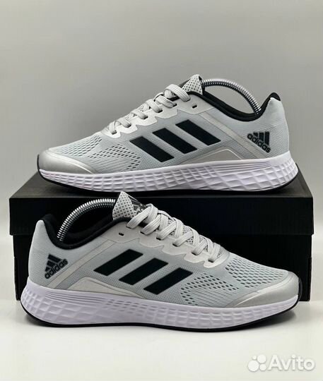 Кроссовки мужские серые Adidas новые 41-45р