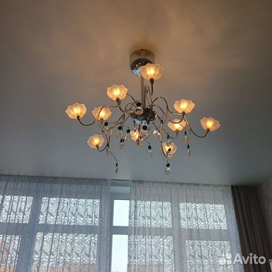 Люстра потолочная бу