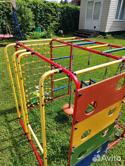 Куб турникет, качеля, баскетбольное кольцо