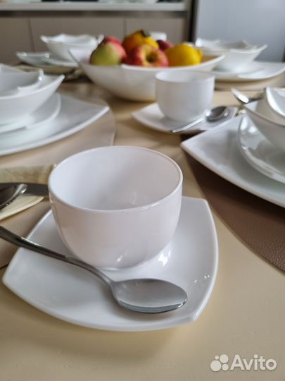 Столовый сервиз luminarc квадрато посуда