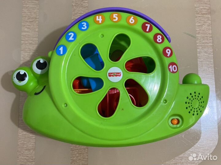 Развивающие игрушки улитка