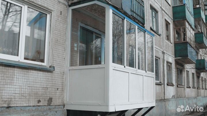 Остекление, отделка и ремонт балкона/лоджии