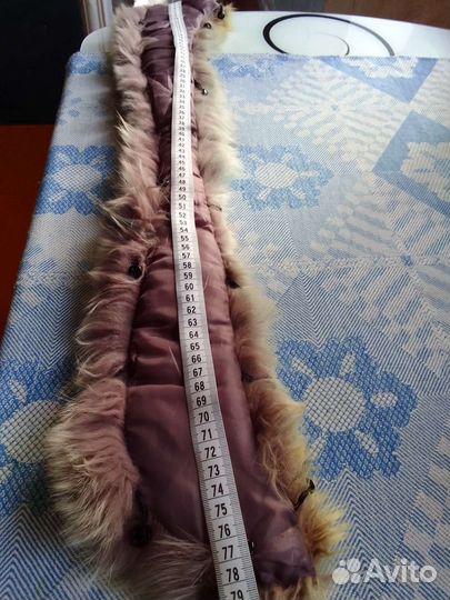 Меховой воротник песец