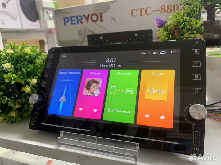 Автомагнитола pervoi CTC-8803 9” 2/32 gb(гарантия)