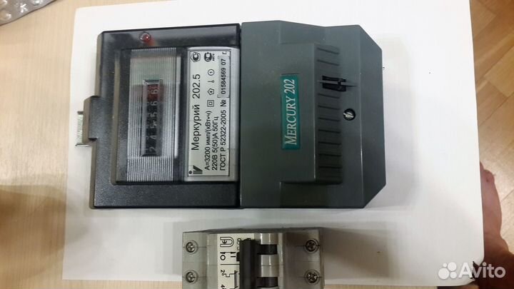 Счетчик электрический однофазный с автоматом