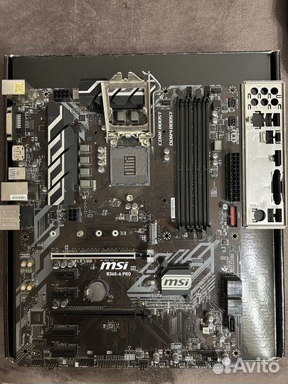MSI B360-A PRO + Intel Core i5-9600KF