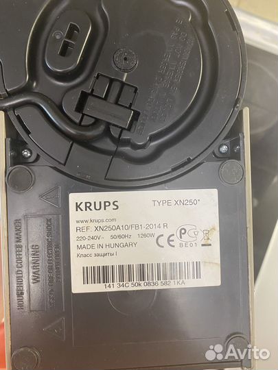 Кофемашина nespresso krups