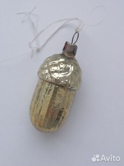 Игрушка СССР на елку желудь