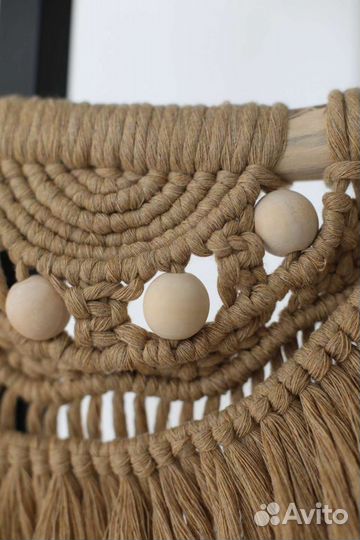 Макраме панно полукруглое бохо