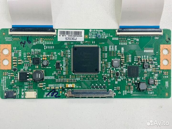 Tcon 6870C-0738A haier LE43K6500U