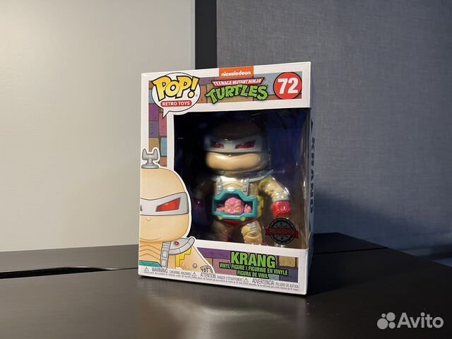 Funko Pop Krang N°72 Signé Par Pat Fraley (voix De Krang), édition Teenage Mutant Ninja Turtles