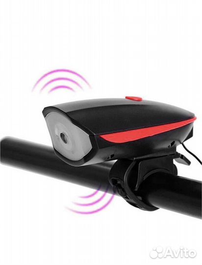Велосипедный фонарь с сигналом