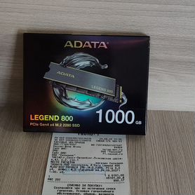 Ssd m2 nvme 1tb adata legend 800