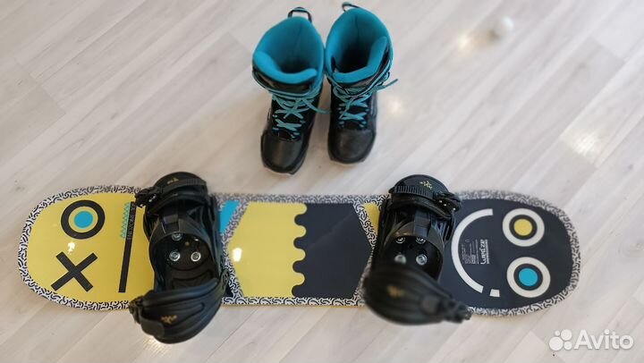 Сноуборд, крепления, ботинки