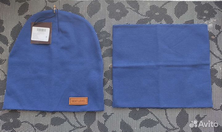 Шапка со снудом демисезонные новые