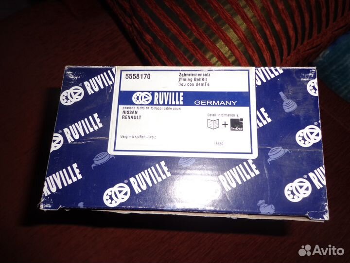 Ролик, Помпа и ремень грм на рено меган3