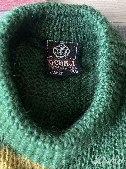 Джемпер винтаж Индия мохер 48