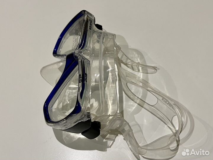 Комплект маска и трубка детский Mares Wind синий