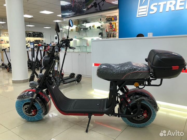 Электроскутер CityCoco White Siberia PRO 2WD 4000W