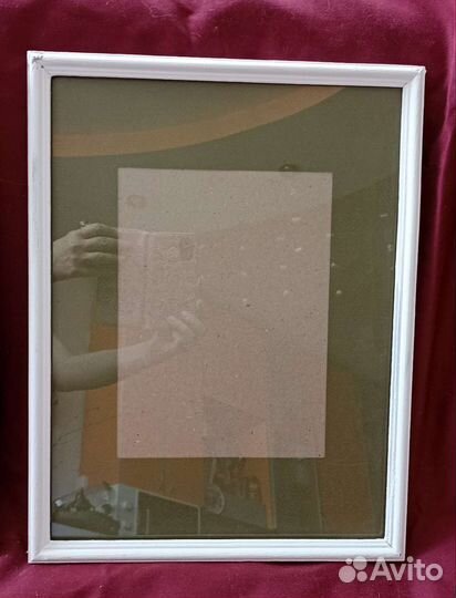 Рамки для картин акварели с паспарту под стеклом