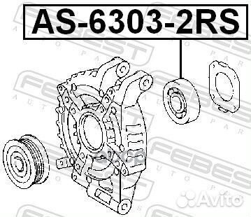 Подшипник генератора toyota RAV4