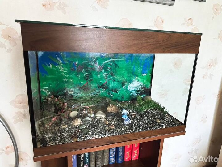 Аквариум с тумбой, 70 литров