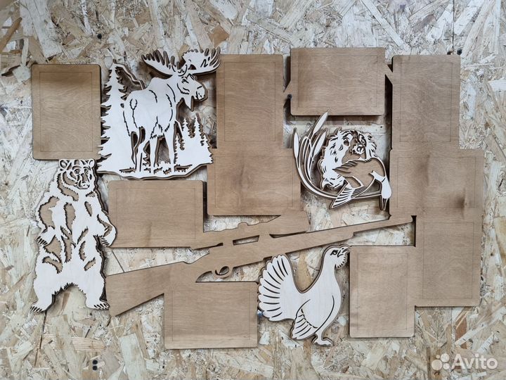 Лазерная резка и гравировка по фанере