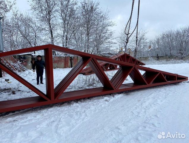 Навесы ангары из металлоконструкций