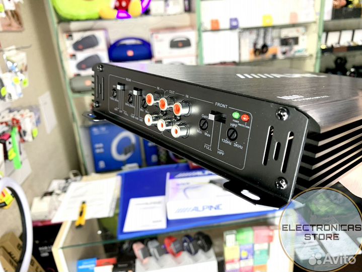 Усилитель Звука 1800 в Alpine 457 Угольный