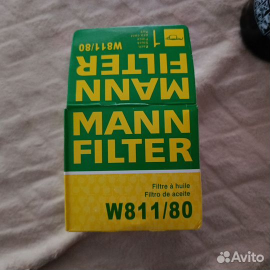 Фильтр масляный mann filter w811/80