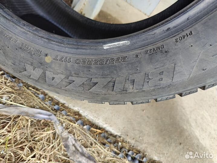 Шины Bridgestone Blizzak 275/55 R20