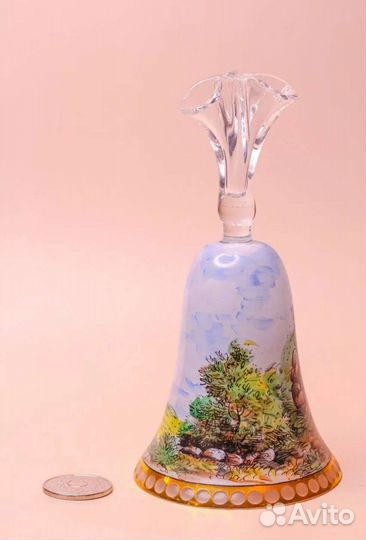 Колокольчик Богемия стекло ч-5