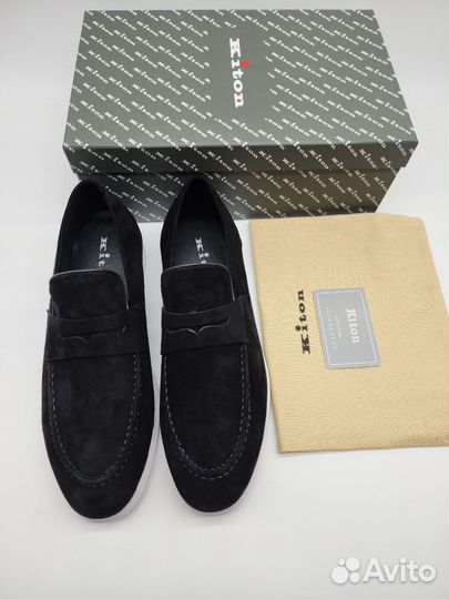 Лоферы мужские Kiton черные