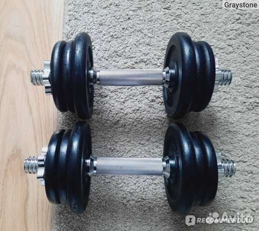 Гантели разборные 20 кг в кейсе новые